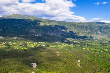 View at the Ucka mountain, Istria, Croatia