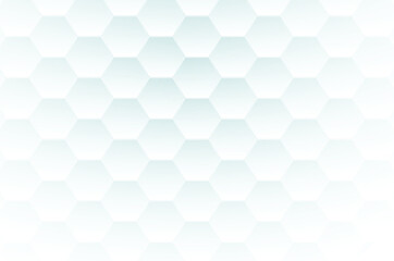 white abstract geometric hexagon pattern background
