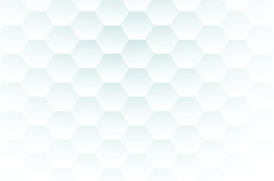 white abstract geometric hexagon pattern background
