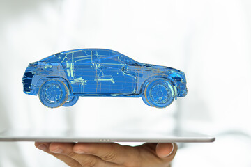 autonomous online car sharing service controlled