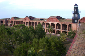 Historic Fort Jefferson in the Dry Tortugas National Park, Florida