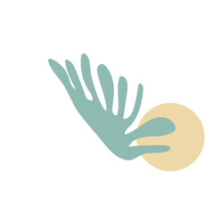 Vector work is drawn seamless. Hand-drawn various shapes and doodles. Abstract modern modern fashionable vector illustration. The texture of the stamp. Each template is isolated