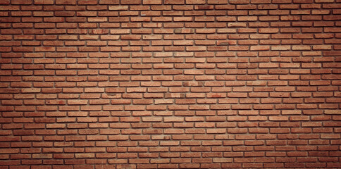 red brick wall texture background.