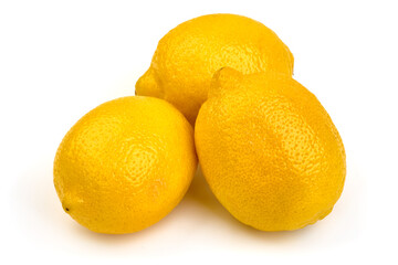 Lemon isolated on white background. Hight resolution image.