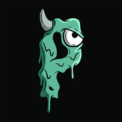 P Monster Typography