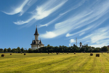 The monastery in the summer light 