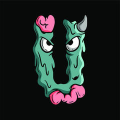 U Monster Typography