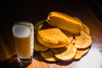 bread with milk