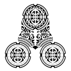 Maori pattern tribal tattoo design shoulder 마오리 트라이벌 문신 디자인