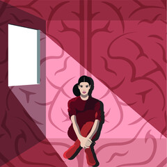 Neurodiversity - Neuroscience - Woman Sitting Near Window Inside Room