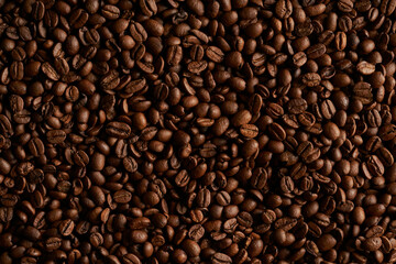 texture for backgrounds of designs and photos coffee grains