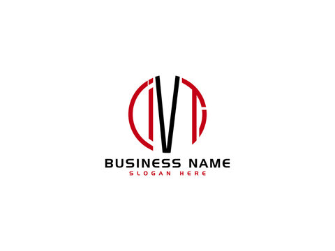Letter IVT Logo Iocn Vector Image For Business