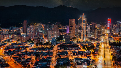 Teusaquillo Bogotá nocturna