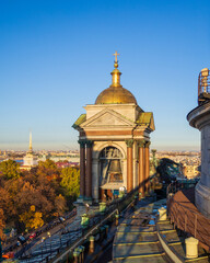 Saint Petersburg, Russia, November 2020: St. Isaac's Cathedral in Saint-Petersburg, Russia.