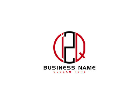 Letter IZQ Logo Iocn Vector Image For Business