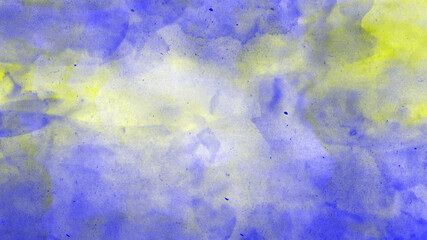 Fototapeta premium watercolor sky. sky painted with watercolors. watercolor stain background