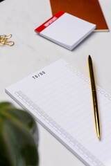 stationery layflat planning study setup