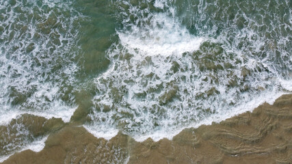 water flowing into the water