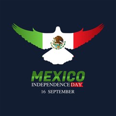 Mexico Independence Day Vector Illustration. Suitable for greeting card, poster and banner.