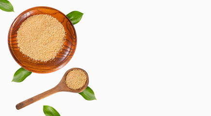 Organic amaranth seeds - Amaranthus. Healthy food