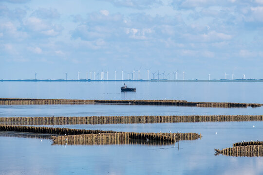 Lahnungsfelder im Wattenmeer, Insel F&ouml;hr