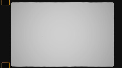 Vintage White Super 8mm Projector Projector Film Strip Frame Overlay Placeholder with Light Leaks, Dust and Speckles
