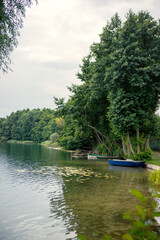 Łódki na jeziorze Barlineckim - Barlinek - Polska 