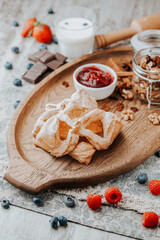 pineapple puff pastry
