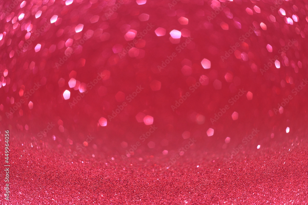 Wall mural red abstract bokeh background