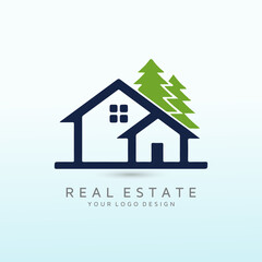 a simple, outdoorsy, memorable logo for a vacant land buying and selling tree
