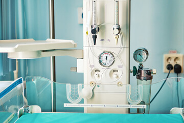 A device for resuscitation of infants and checking the child on the Apgar scale after delivery....