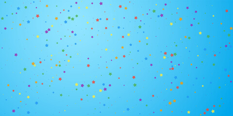 Festive confetti. Celebration stars. Joyous stars