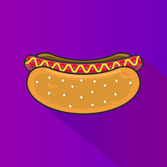 hot dog illustration