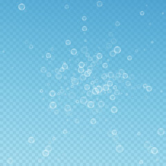 Soap bubbles abstract background. Blowing bubbles