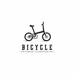 Fototapeta na wymiar Bike Logo Icon Vector, vehicle for sports, racing, casual, downhill, retro template