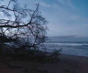 beach, view, landscape, mountains, nature, blue, sky, green, city, country, 