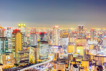 Fototapeta na wymiar 大阪の夜景 