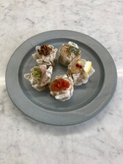 5種ソースのシュウマイ