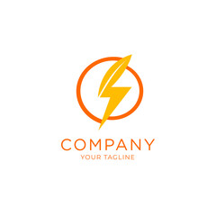 Nature logo with leaves symbol, vector graphic resource