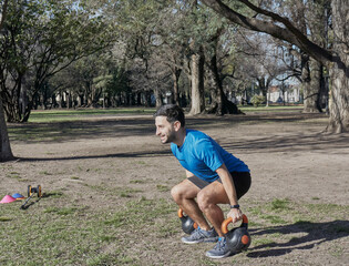 Entrenamiento funcional en parque