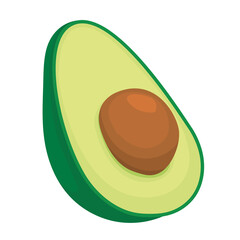 avocado slice design