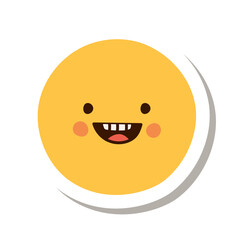 smiling face illustration
