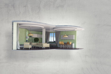 Real estate concept