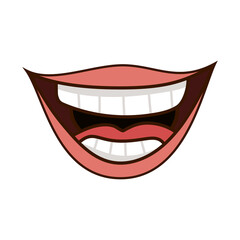 smiling mouth design