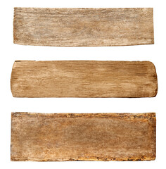 Three kinds of wood