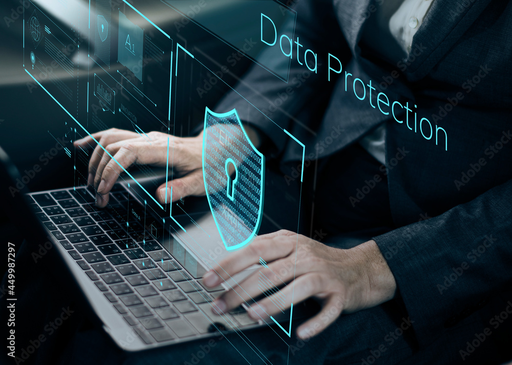 Poster data security system shield protection verification