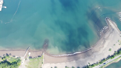 landscape, view, fly, nature, wild, city, coast