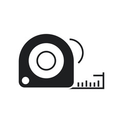 Tape measurement icons symbol vector elements for infographic web