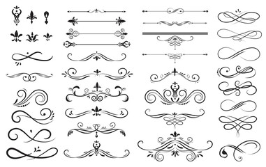Collection set of label ornament vector illustration - 449989255