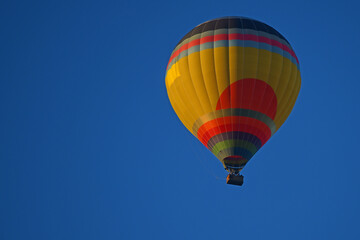 Hot Air Balloon in a clear blue sky